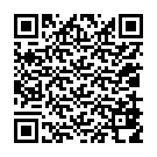 QR код за телефонен номер +12019818988