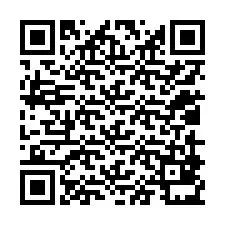 Kode QR untuk nomor Telepon +12019831258