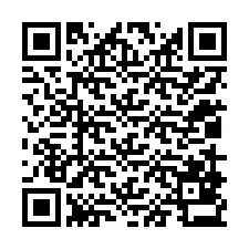 QR kód a telefonszámhoz +12019833784