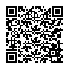 QR-код для номера телефона +12019841724