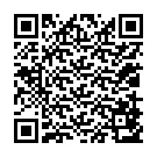 QR код за телефонен номер +12019853789