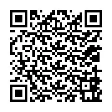 QR код за телефонен номер +12019861819