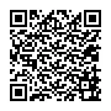 QR код за телефонен номер +12019862543