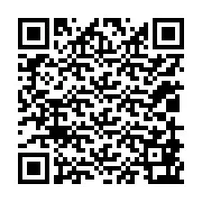 QR-koodi puhelinnumerolle +12019863131