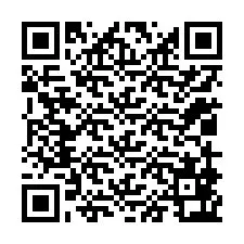 QR код за телефонен номер +12019863521