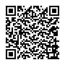 QR Code pour le numéro de téléphone +12019863862