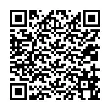 QR-koodi puhelinnumerolle +12019864503