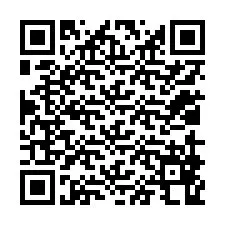 Kode QR untuk nomor Telepon +12019868609