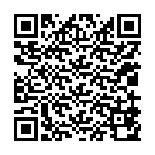 QR-koodi puhelinnumerolle +12019870020