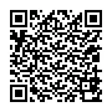 QR-Code für Telefonnummer +12019870854