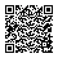 Código QR para número de telefone +12019871351