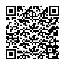 QR-koodi puhelinnumerolle +12019872461