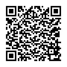 Código QR para número de teléfono +12019872638