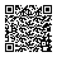 Código QR para número de telefone +12019980554