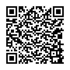 QR Code สำหรับหมายเลขโทรศัพท์ +12019981374