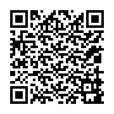 Código QR para número de teléfono +12019981441