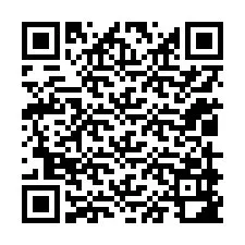 QR код за телефонен номер +12019982365