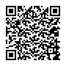 QR-koodi puhelinnumerolle +12019986363