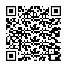 QR код за телефонен номер +12022000122