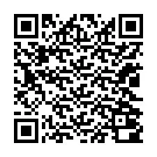 QR-code voor telefoonnummer +12022000375