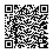 QR-код для номера телефона +12022000848