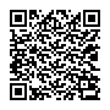 QR-koodi puhelinnumerolle +12022033428