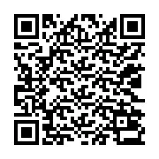 Código QR para número de telefone +12022033438