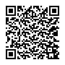 QR-код для номера телефона +12022041118