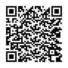 QR код за телефонен номер +12022208696