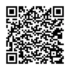 QR-koodi puhelinnumerolle +12022517643