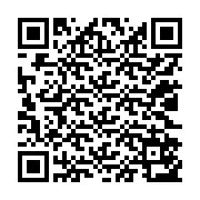 QR-koodi puhelinnumerolle +12022553438