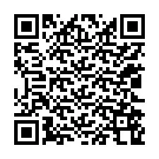 QR код за телефонен номер +12022568154