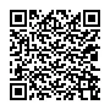 QR-koodi puhelinnumerolle +12022568244