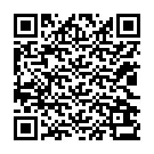 Código QR para número de teléfono +12022633321