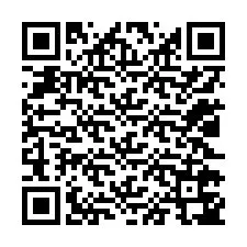 QR-koodi puhelinnumerolle +12022747879