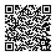 QR-koodi puhelinnumerolle +12022861424