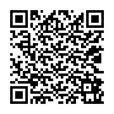 Código QR para número de teléfono +12022861428