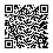 Código QR para número de telefone +12022866689