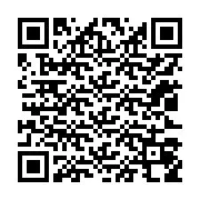 Kode QR untuk nomor Telepon +12023058015