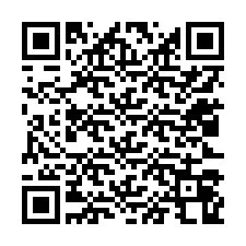 QR-koodi puhelinnumerolle +12023068016