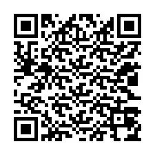 QR-koodi puhelinnumerolle +12023074834