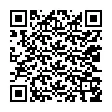 Kode QR untuk nomor Telepon +12023156366