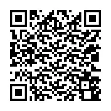 QR-code voor telefoonnummer +12023540714