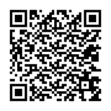 QR-koodi puhelinnumerolle +12023654587