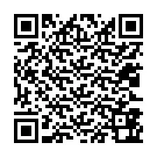 QR-koodi puhelinnumerolle +12023862143