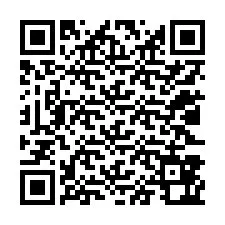 QR-koodi puhelinnumerolle +12023862478