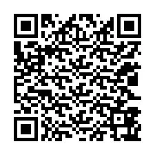 QR код за телефонен номер +12023867174