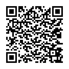 Código QR para número de teléfono +12023867186