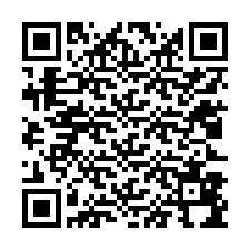 QR-koodi puhelinnumerolle +12023894542