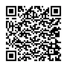 QR-koodi puhelinnumerolle +12024029006